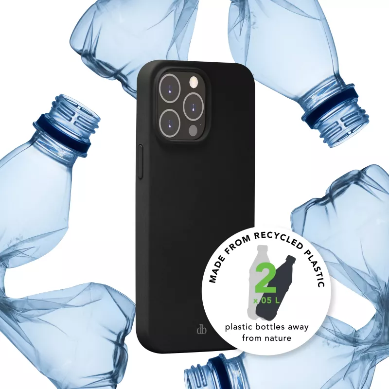 Telefona maciņš dbramante1928 Monaco iPhone 13 mini 5.4 collu — Night Black, pārstrādāta plastmasa