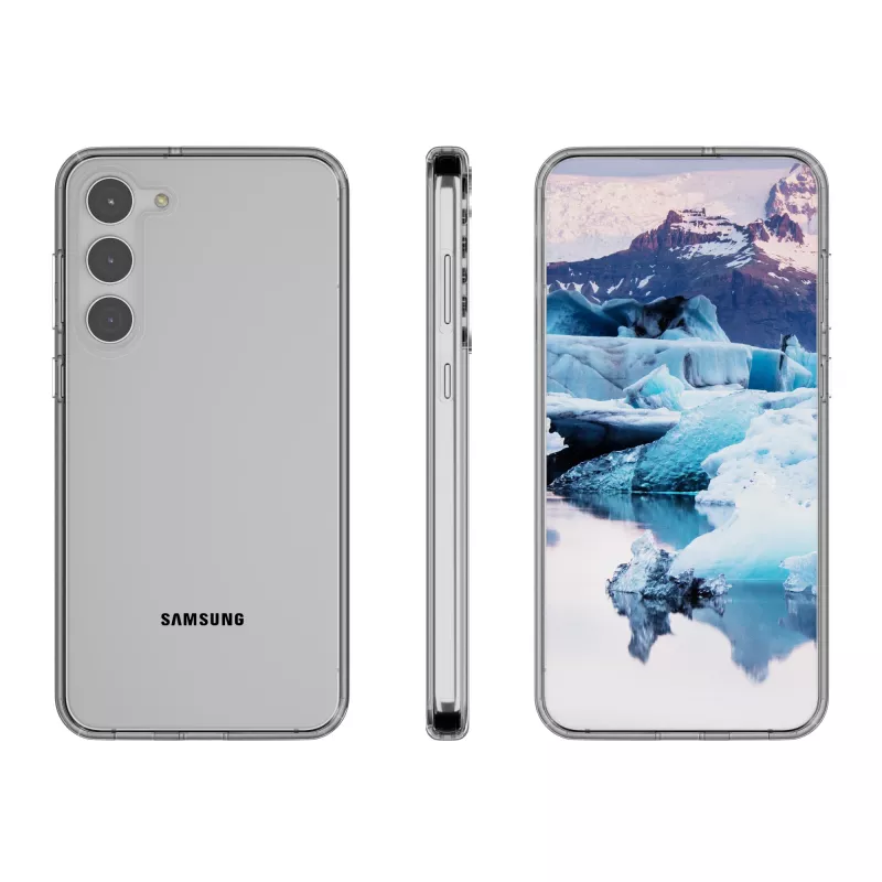 Aizsargvāciņš dbramante1928 Iceland Pro Samsung Galaxy S23, caurspīdīgs, 6.1 collu (15.5 cm) ekrānam