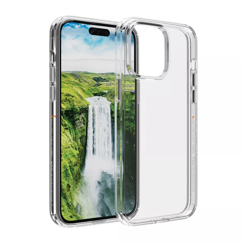 Aizsargmaciņš dbramante1928 Iceland Ultra D3O iPhone 15 Pro — caurspīdīgs, ciets