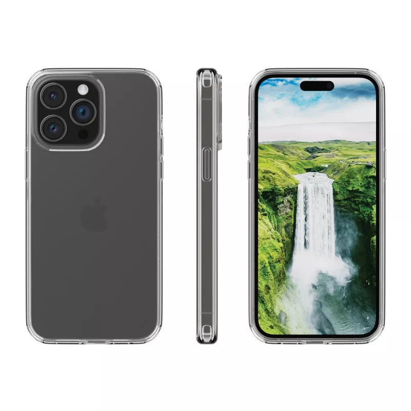 Aizsargmaciņš dbramante1928 Iceland Ultra D3O iPhone 15 Pro — caurspīdīgs, ciets