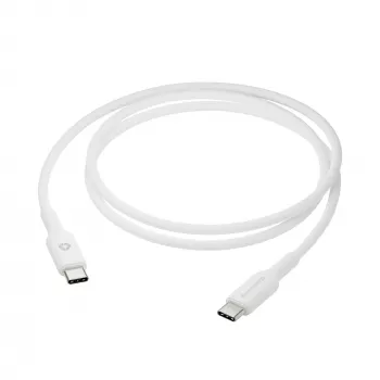 USB-C uz USB-C kabelis 1 m d bramante — Balts