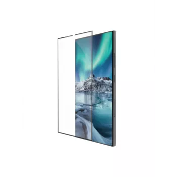 dbramante1928 eco-shield aizsargstikls Samsung Galaxy S24 Ultra – melna mala, caurspīdīgs, 1 gab.