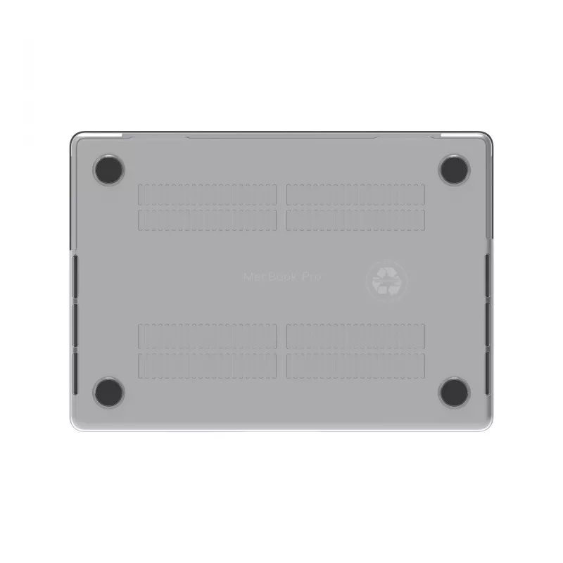 Caurspīdīgs vāciņš 14 collu MacBook Pro no d bramante — Islandes modelis, saderīgs ar M3/M4/M5, 35,6 cm ekrāns, 258 g