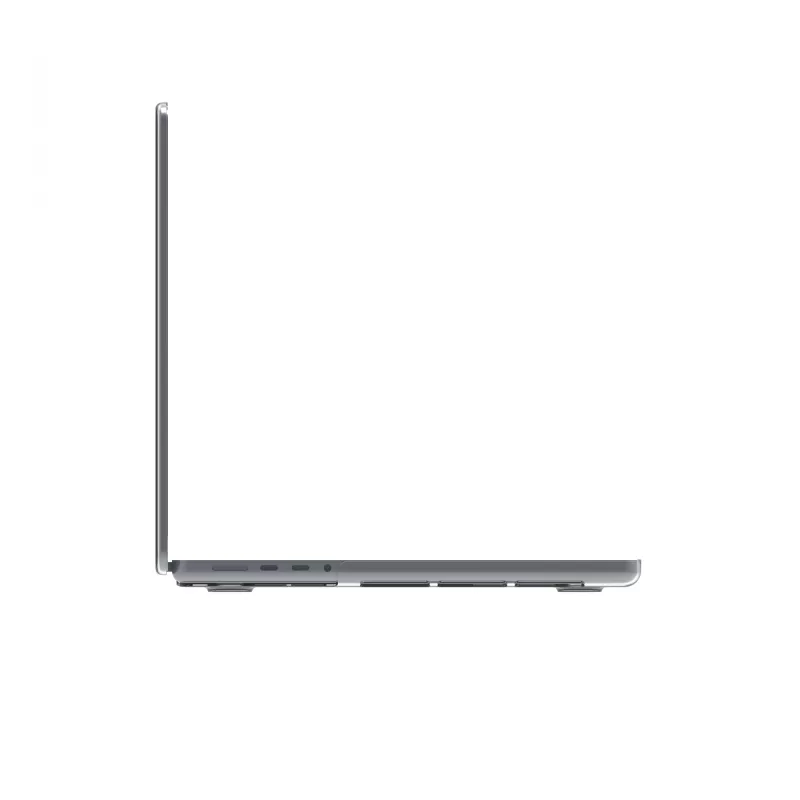 Caurspīdīgs vāciņš 14 collu MacBook Pro no d bramante — Islandes modelis, saderīgs ar M3/M4/M5, 35,6 cm ekrāns, 258 g