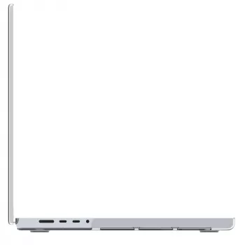 Aizsargvāciņš MacBook Pro 16 collu (M4 2024 / M3 2023) d bramante — Iceland Clear, 40,6 cm, 348 g
