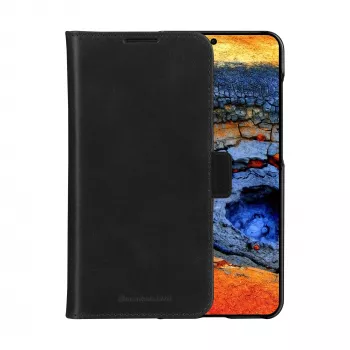 dbramante1928 Lynge Galaxy A56 5G Black – Flip vāciņš ar īstu ādu