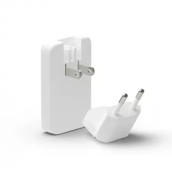 d bramante dbramante1928 Pro EU/US Slim Lādētājs — USB-C 20W + USB-A 18W, Balts, Iekštelpu AC