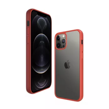 PanzerGlass® ClearCaseColor™ iPhone 12 Pro Max - Mandarin Red Limited Edition