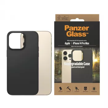 PanzerGlass ® Bioloģiski noārdāms Maciņš Apple iPhone 14 Pro Max | Melns