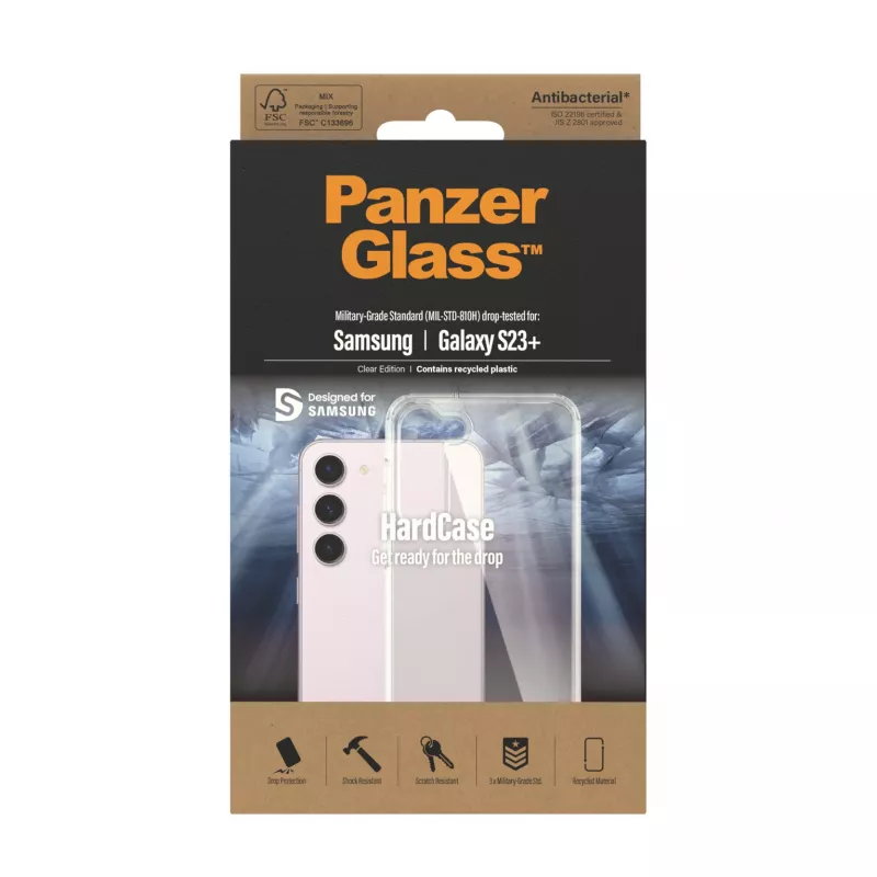 PanzerGlass® HardCase Caurspīdīgs Samsung Galaxy S23+ vāciņš