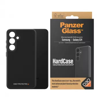PanzerGlass® HardCase Black ar D3O® Samsung Galaxy S24, Vāciņš, Samsung, Samsung - Galaxy S24, Melns