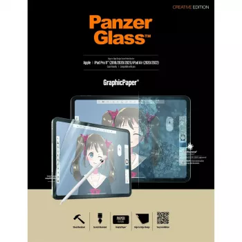 PanzerGlass® GraphicPaper® Aizsargstikls iPad Pro 11″ (2018, 2020–2022, 2024) | iPad Air 10,9″ (2020, 2022)