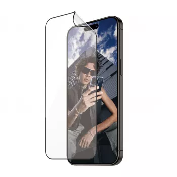 PanzerGlass® ECO MATRIX ekrāna aizsargs ar D3O® iPhone 15 Pro Max | Ultra-Wide Fit ar AlignerKit