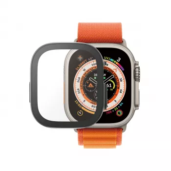 PanzerGlass ® Ekrāna aizsargs Full Body ar D3O® Apple Watch Ultra | 49mm | Melns