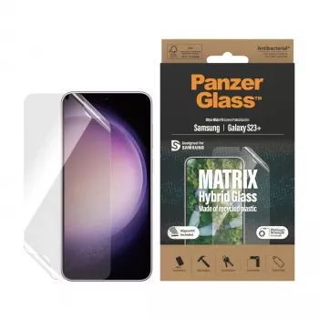 PanzerGlass ECO MATRIX Aizsargstikls Samsung Galaxy S23+ | Ultra-Wide Fit ar AlignerKit