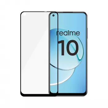 Temperēts ekrāna aizsargs PanzerGlass SAFE Realme 10 — Ultra-Wide Fit, melns