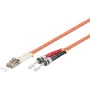 Mikrošķiedras savienojuma kabelis MicroConnect FIB412007-2 — OM2 daudzmodu, LC-ST, 7 m, LSZH