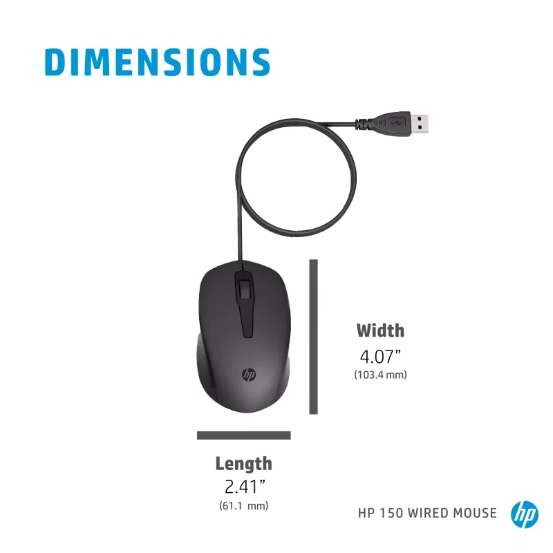 Pele HP 150 vadu USB-A