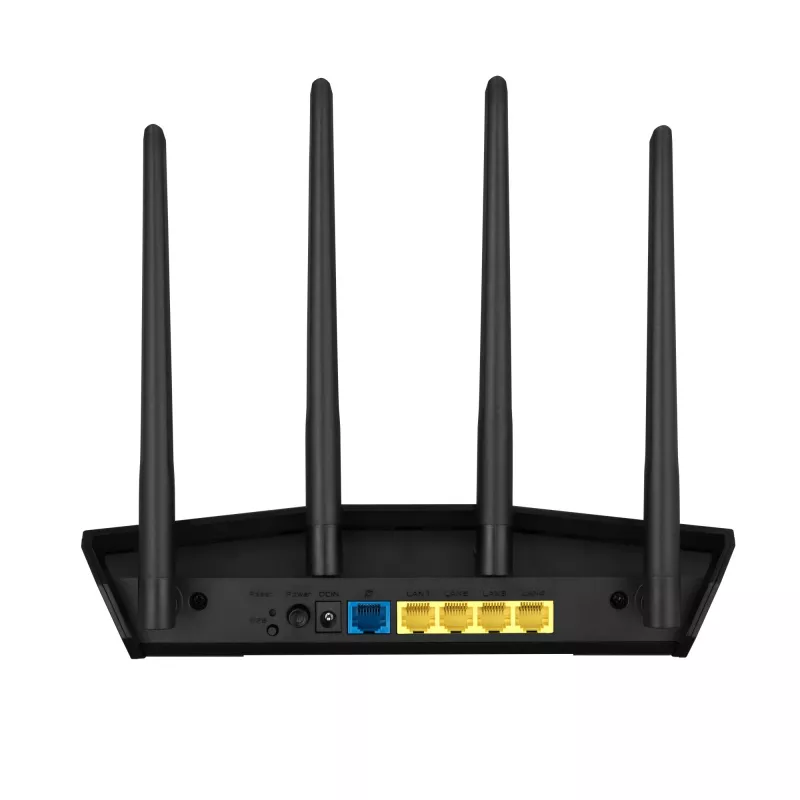 ASUS RT-AX57 bezvadu maršrutētājs Gigabit Ethernet divu joslu (2,4 GHz / 5 GHz) Melns