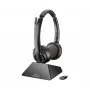 HP Poly Savi 8220 UC Microsoft Teams sertificētas DECT 1880-1900 MHz USB-A austiņas