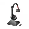 HP Poly Savi 8210 Monaural DECT 1880-1900 MHz Top + Lādēšanas pamatne
