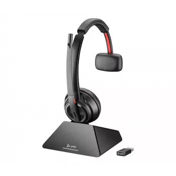 HP Poly Savi 8210 Monaural DECT 1880-1900 MHz Top + Lādēšanas pamatne