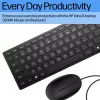 Vadu tastatūras un peles komplekts HP 320MK — USB, membrānas tastatūra, melns