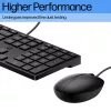 Vadu tastatūras un peles komplekts HP 320MK — USB, membrānas tastatūra, melns