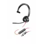 HP Poly Blackwire 3310 Microsoft Teams sertificētas austiņas ar USB-C/A adapteri TAA