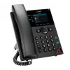 HP Poly VVX 250 IP telefons ar 4 līnijām, PoE, melns, LCD 320x240