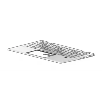 HP M45220-DH1 Dāņu, somu, norvēģu tastatūra ar fona apgaismojumu, dabīgs sudrabs