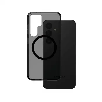 PanzerGlass CARE™ by ® Urban Combat Case Smokey ar Melnu Qi Savietojams Samsung Galaxy S24