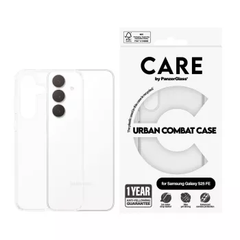 PanzerGlass CARE™ by ® Urban Combat Case Samsung Galaxy S25 FE 5G caurspīdīgs aizsargmaciņš