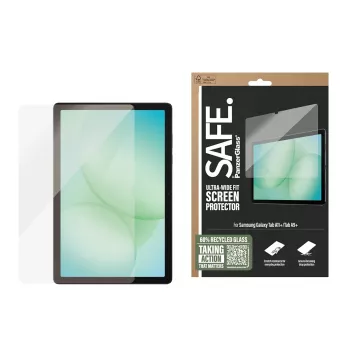 PanzerGlass SAFE. by ® Ekrāna aizsargs Samsung Galaxy Tab A11+ | Tab A9+ | Ultra-Wide Fit