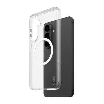 Aizsargmaciņš PanzerGlass CARE Urban Explorer Case Samsung Galaxy S26+ — caurspīdīgs, balts Qi saderīgs