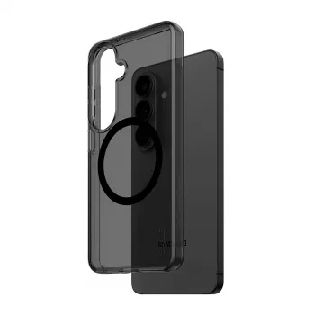 Aizsargmaciņa PanzerGlass CARE™ Smokey Case ar Melnu Qi Samsung Galaxy S26