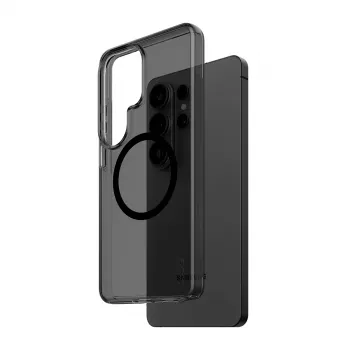 Aizsargmaciņš PanzerGlass CARE Urban Explorer Case Smokey ar Black Qi Samsung Galaxy S26 Ultra