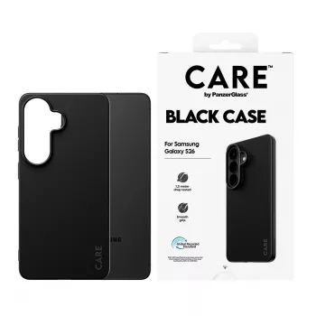 Aizsargmaciņa PanzerGlass CARE™ TPU Samsung Galaxy S26 — Melna