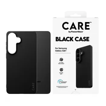 TPU vāciņš Samsung Galaxy S26+ no PanzerGlass CARE™ — Melns