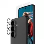 PanzerGlass Hoops 2-in-1 Ultra-Wide Fit aizsargstikls Samsung Galaxy S26 — rūdīts stikls + PET/silikona slāņi