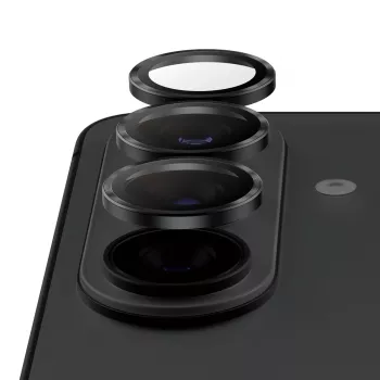 Kameras lēcu aizsargs PanzerGlass Hoops Ceramic II Samsung Galaxy S26 / S26+, rūdīts stikls, silikons, caurspīdīgs