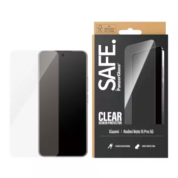 PanzerGlass SAFE. by ® Ekrāna aizsargs Xiaomi Redmi Note 15 Pro 5G | Ultra-Wide Fit