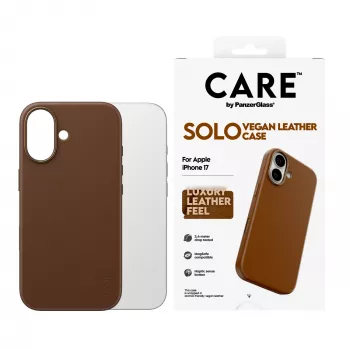Aizsargmaciņas PanzerGlass CARE Solo iPhone 17, Brūna