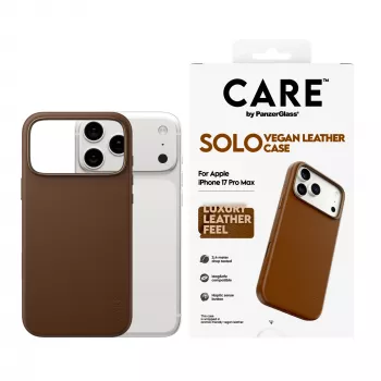 PanzerGlass CARE Solo Case Brown vāciņš Apple iPhone 17 Pro Max, brūns