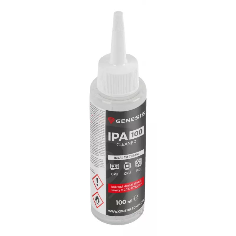GENESIS IPA 100 100 ml augstas tīrības izopropilspirts termopastas noņemšanai