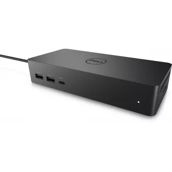DELL Universal Dock UD22, Docking, USB 3.2 Gen 2 (3.1 Gen 2) Type-C, 96 W, 10/100/1000 Mbit/s, Melns, 5120 x 2880 pikseļi