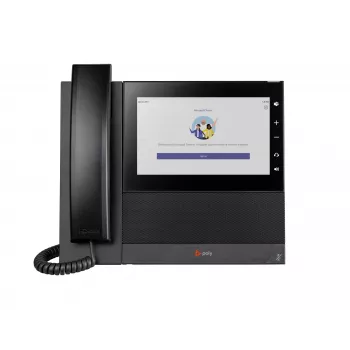 HP Poly CCX 600 biznesa mediju telefons Microsoft Teams un PoE atbalstam