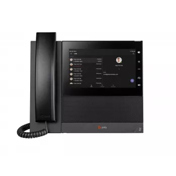 HP Poly CCX 600 biznesa mediju telefons Microsoft Teams un PoE atbalstam