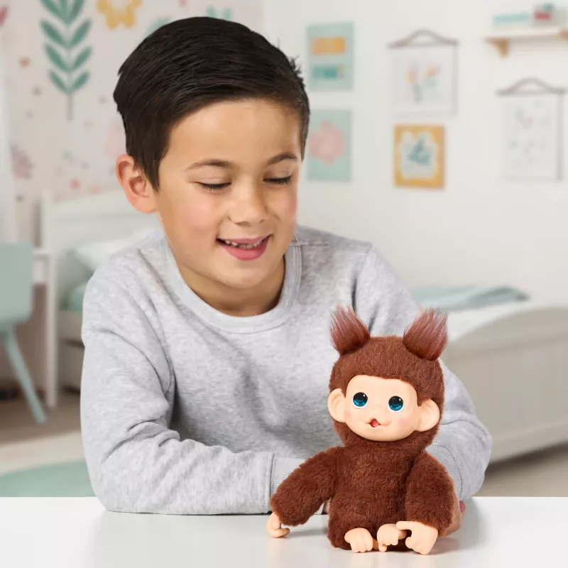 Moose Toys Little Live Pets My Baby Monkey 'Chikki Cherry', Zēns/Meitene, 2 gadi, Skaņas