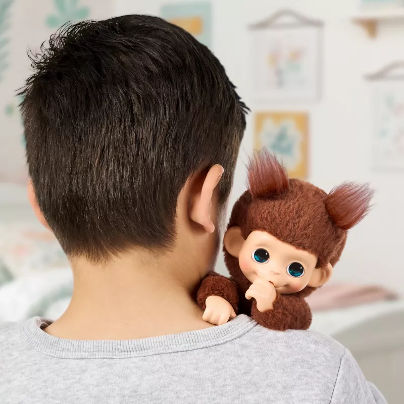 Moose Toys Little Live Pets My Baby Monkey 'Chikki Cherry', Zēns/Meitene, 2 gadi, Skaņas